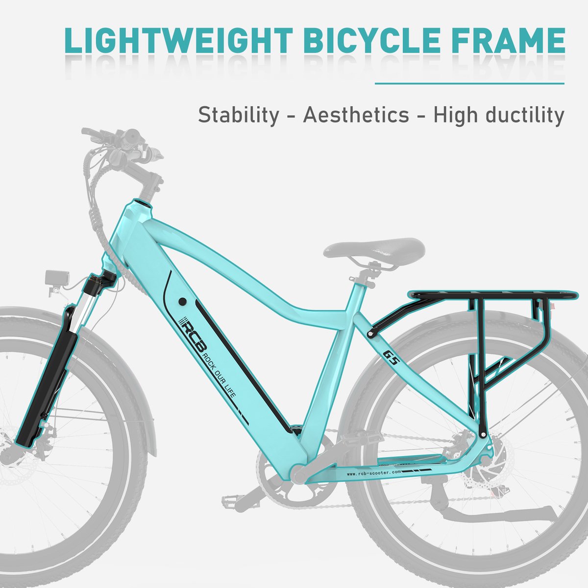 RCB G5 Elektrische Fiets - Lichtgewicht Aluminium Frame - Actieradius 80km thumbnail 6