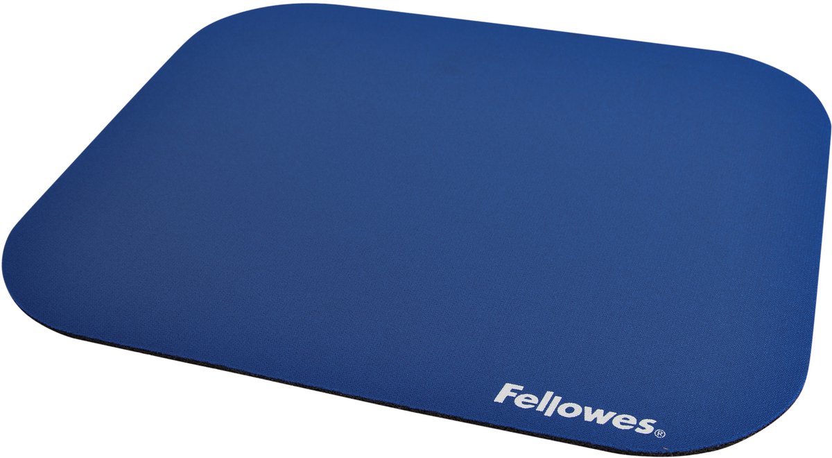 Fellowes muismat met antislip Premium, Blauw, Ergonomisch, Polyester