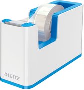 Leitz WOW Plakbandhouder - Inclusief 1 Rol Plakband - Blauw/Wit