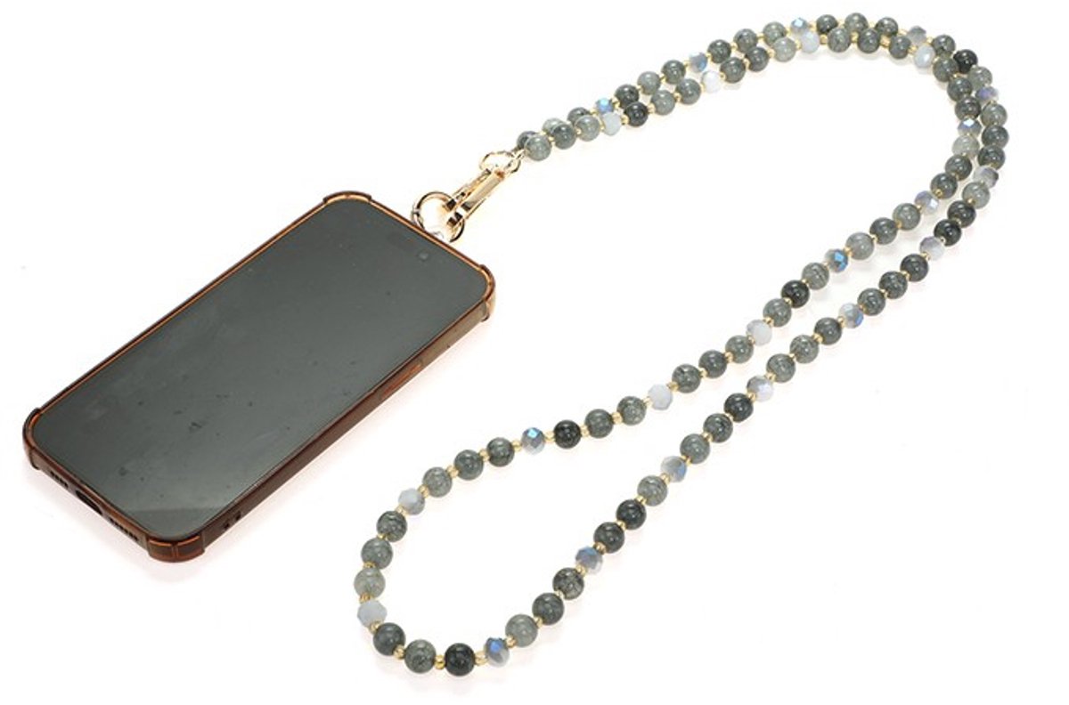 Black telefoonkoord Silke- dames - Trendy- Moederdag- Valentijn - sint - kerst - cadeau