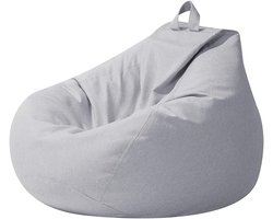 Duurzame en Comfortabele Zitzak voor Kinderen en Volwassenen - Lichtgrijs en Aanpasbaar