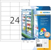 HERMA Étiquettes pour surgelés A4 66x33.8 mm, blanches, papier mat, 600 pcs