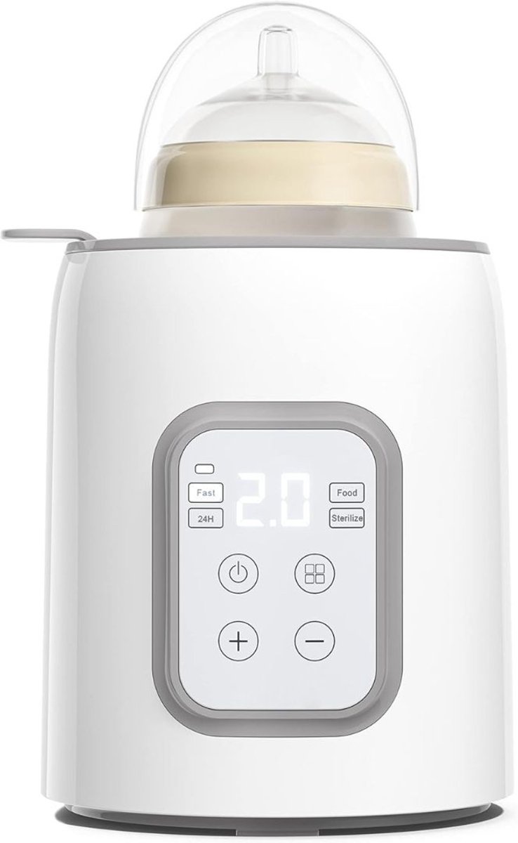 CLGP® Flessenwarmer Onderweg - Drinkbeker Baby - Draadloos - Wit