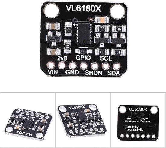 Optische bereiksensor Vl6180X-afstandsmeter voor Arduino-sensormodule ...