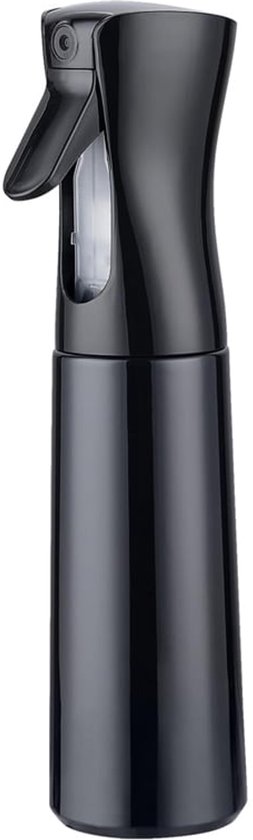 Waterspuit - waterspuitflessen voor haar - haar kappersspuit - continue fijne nevel voor reiniging - krullend haar - planten - zwart