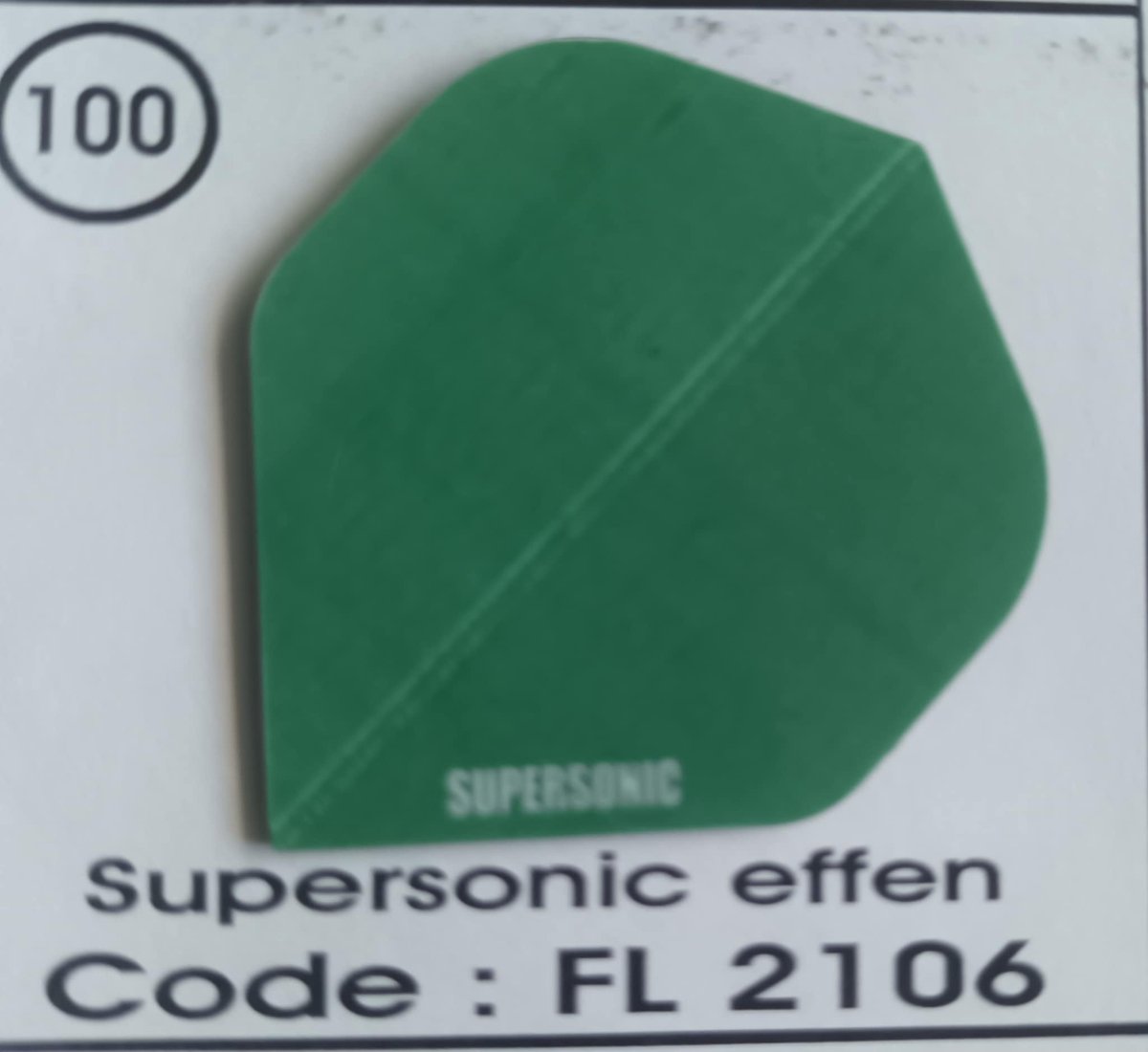 Dart Flights - 10 sets (30 stuks) - 100 micro - Supersonic - FL2106