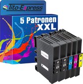 PlatinumSerie 5x inkt cartridge alternatief voor RICOH GC-41 GC41