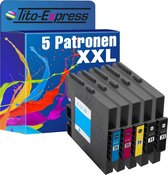 PlatinumSerie 5x inkt cartridge alternatief voor RICOH GC-31 GC31