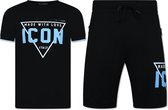 Zomerset Heren ICON - Twinset ICON - Combisets - 11818 - Zwart/ Blauw