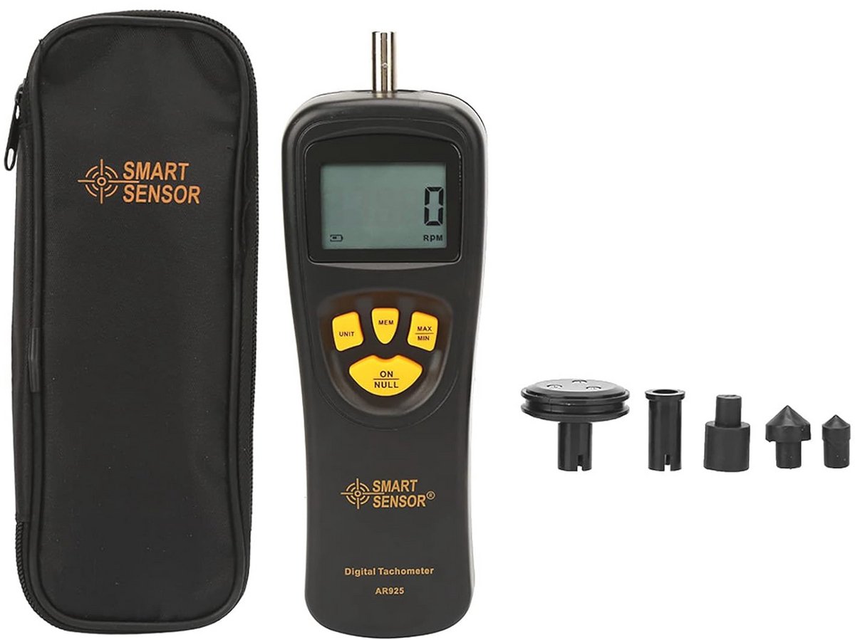 Digitale Toerenteller met LCD-achtergrondverlichting - Tot 19999 RPM