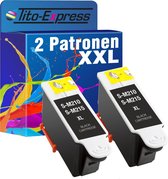 PlatinumSerie 2x cartridge alternatief voor Samsung INK-M210 Black