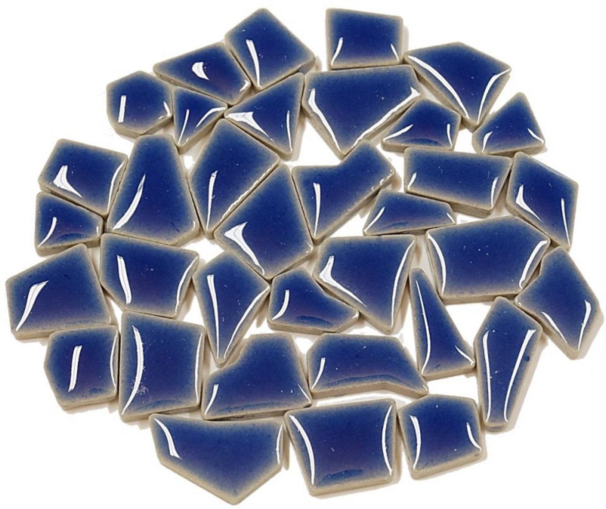 Colourful Mosaics mozaïek speelgoed Flip Mini Uni kobaltblauw 100 gr.