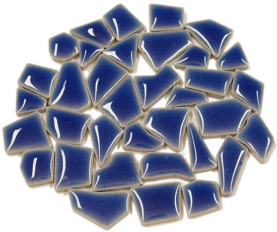 speelgoed mosaïque Colorful Mosaics Flip Mini Uni bleu cobalt 100 g.