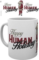 Rick and Morty Happy Human Holiday Christmas - Mok