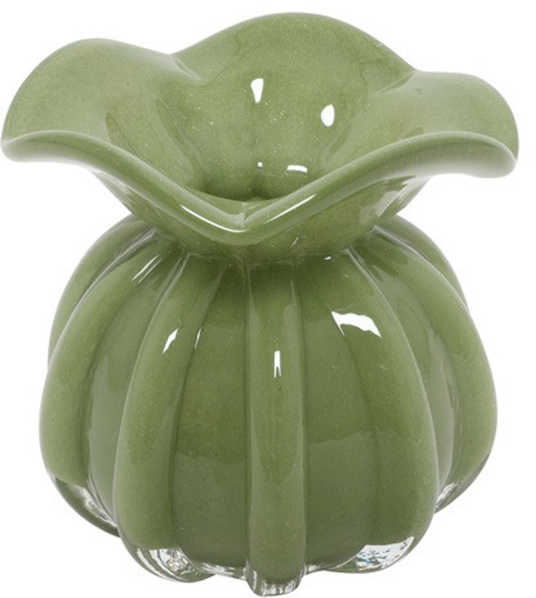 Countryfield Vaas Rian glas L11B11H11CM groen