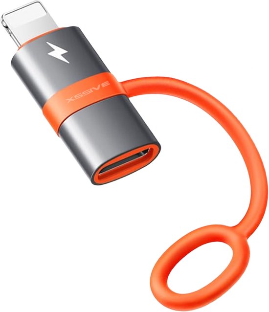 Adaptateur OTG USB-C - Convertisseur de charge rapide - Compatible Lightning (iPhone et iPad) vers USB-C - 480 Mbit/s - Transfert de fichiers