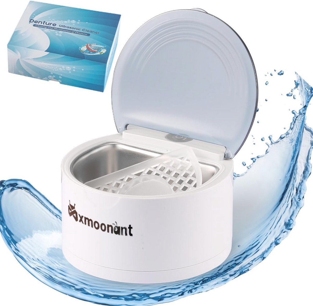 Ultrasone Reinigingsmachine voor Kunstgebitten en Sieraden - Professionele 150ml Staal