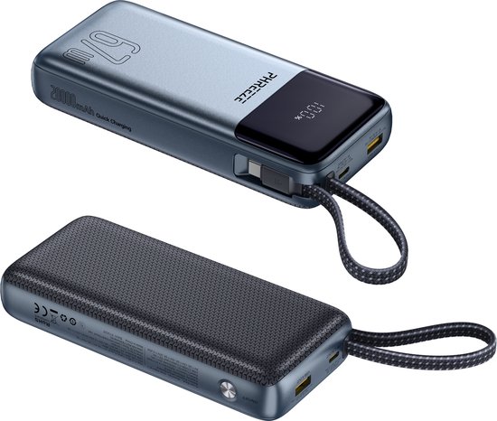 2x Phreeze 67W Powerbank 20000 mAh Aluminium Finish - 2x - €79,99