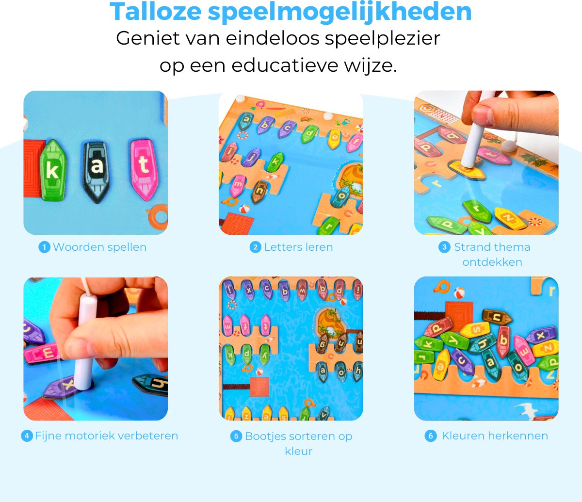 Mauzek® Magnetisch Doolhof Alfabet – Montessori speelgoed – Letters leren – Houten speelgoed – Magneetspel – Sensorisch speelgoed – Activiteitenbord – Magnetisch spel – Peuter – Voor onderweg – Jongens – Meisjes – 3 jaar – 4 jaar – 5 jaar – 6 jaar — afbeelding 5