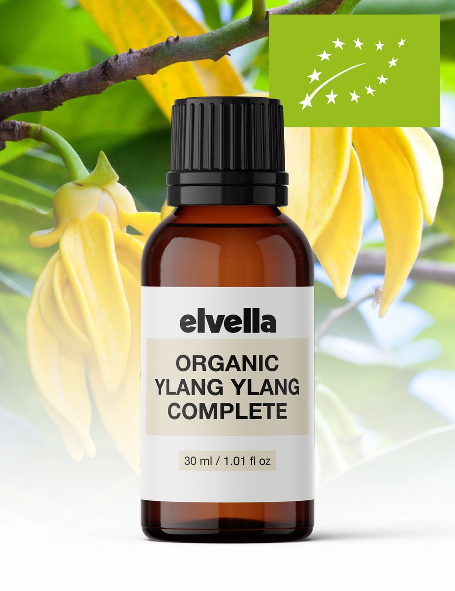 Biologische Ylang Ylang olie (compleet) - 30 ml - Madagascar - Cananga Odorata - Etherische olie