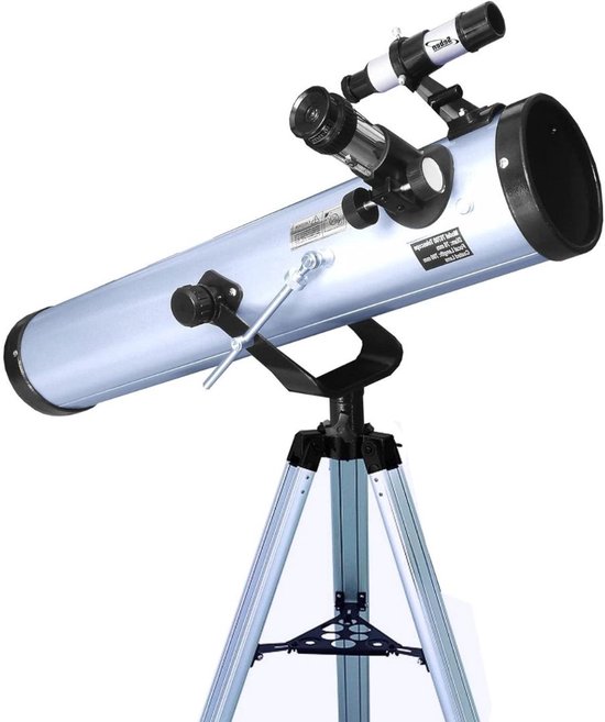 Onbekend antieke verrekijker messing telescoop uittrekbaar tot ca. 50 cm in mooie houten doos