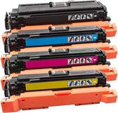 PlatinumSerie® 4 toner alternatief voor HP LaserJet Enterprise CE400X - CE403A XXL HP201a