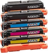 PlatinumSerie® 5 toner alternatief voor HP LaserJet Enterprise CE400X - CE403A XXL HP 201a