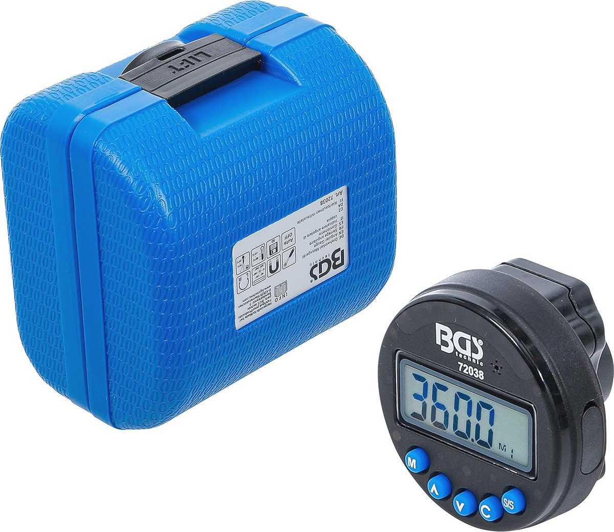Digitale Draaihoekmeter met Magnetische Bevestiging - Nauwkeurige Rotatiehoekmeting