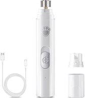 Gimars Nagelslijper Voor Honden, 6 Snelheden Met 2 LED-Lampjes, Ultrastil, 12000 RPM, Verstelbare Hondenpootslijper Met USB, Geschikt Voor Grote, Middelgrote En Kleine Katten En Honden, Blauw Gimars Nagelslijper Voor Honden, 6 Snelheden Met 2 LED-Lampjes, Ultrastil, 12000 RPM, Verstelbare Hondenpootslijper Met USB, Geschikt Voor Grote, Middelgrote En Kleine Katten En Honden, Blauw