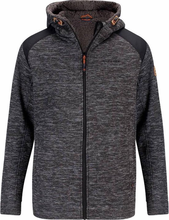 Winterjas voor heren, verdikt fleece, capuchon, trekkoord, ritssluiting, lange mouwen, trui, jaszakken, elastische manchetten, retrogebreid, dagelijks te dragen, buitenkledingjas kopen vanaf een prijs van 24