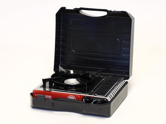 Industrieel campingkooktoestel premium incl. draagkoffer 1-vlammig gasfornuis - voor pannen van 12-26 cm 1500004232 — afbeelding 2