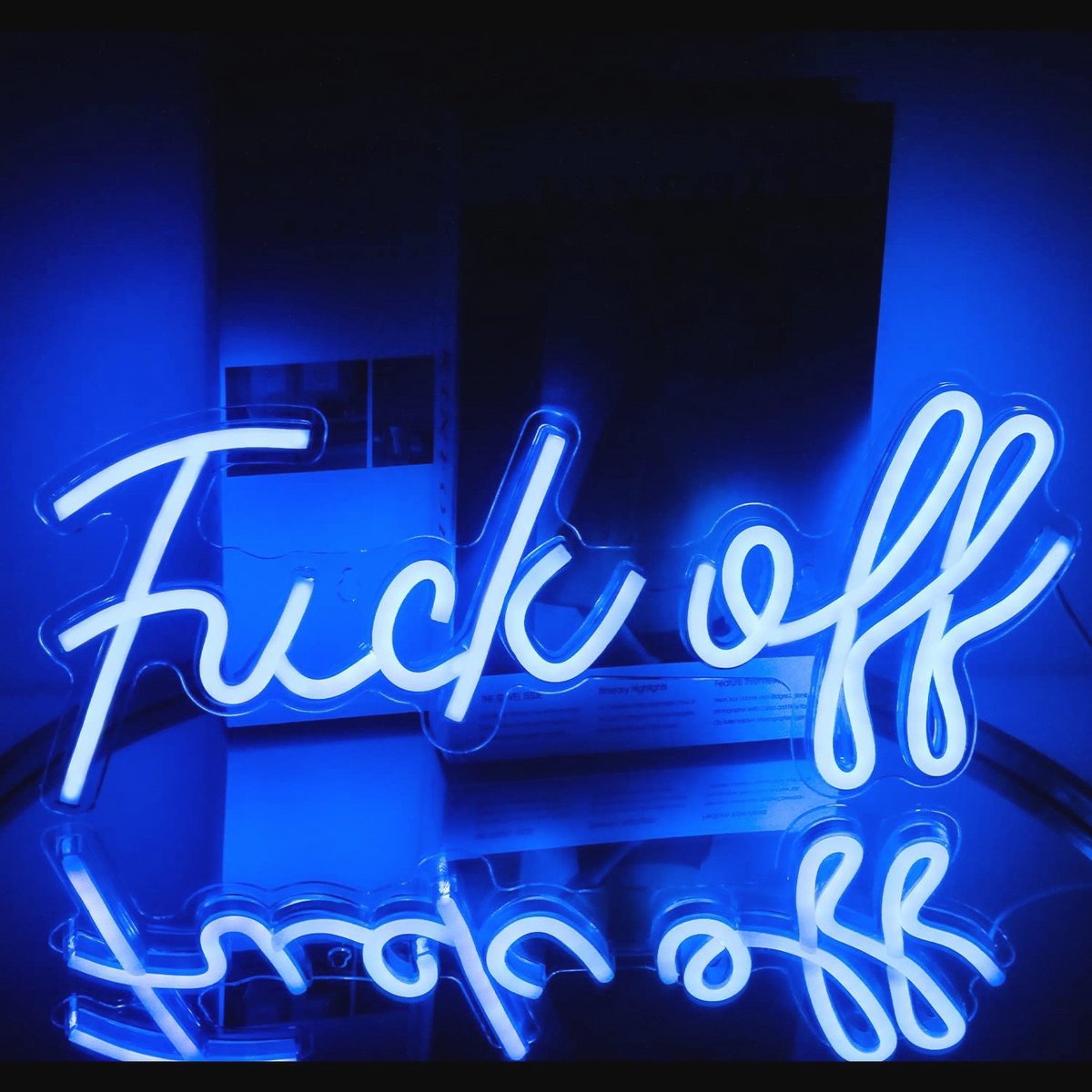 Neonbord LED Lichtletters - Blauw Gaming Wandlamp voor Slaapkamer en Feesten