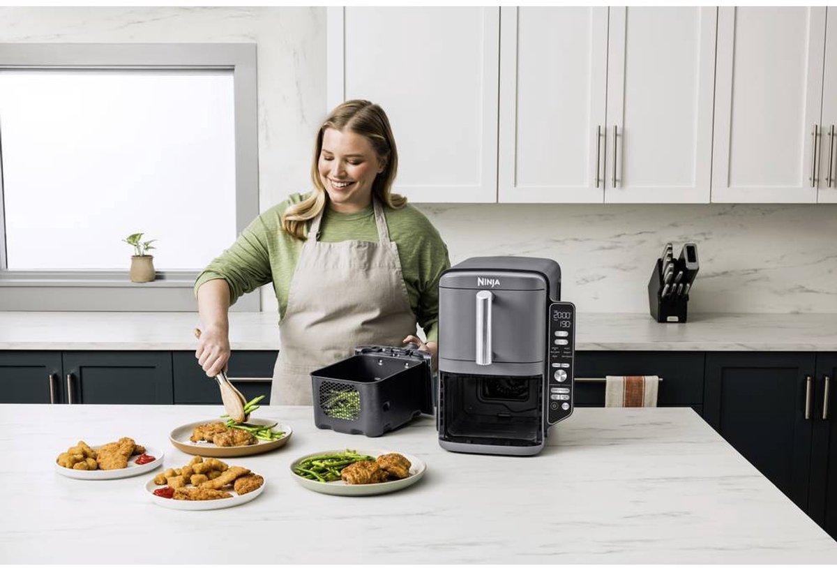 Ninja Double Stack Airfryer XXL - 9.5 Liter - Dubbele Gestapelde Lades - 6 Programma's - Inclusief Kookrekjes - SL400EU — afbeelding 6