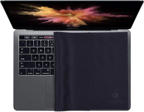 Microvezeldoeken Toetsenbord Liner Laptop Scherm beschermers (4 stuks) - 35x22 cm - Compatibel met Apple MacBook Pro (15-16 inch) - 4x Toetsenbord Liner Doek, Dubbelzijdige Doek en Lens Reinigingspapier Tissue Boekje