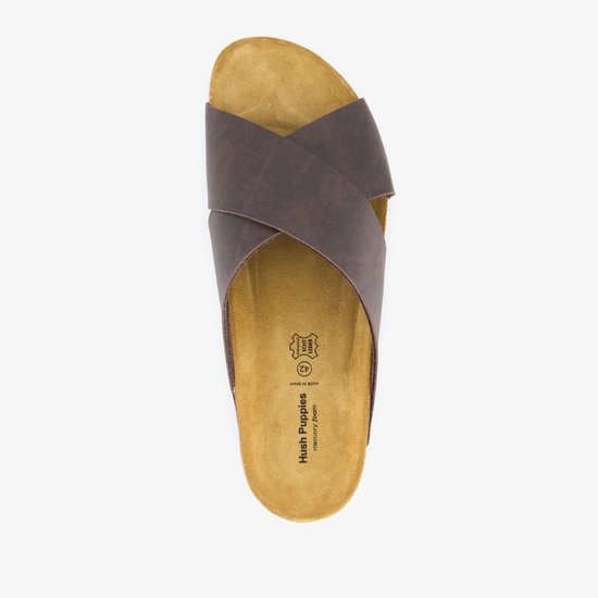 Hush Puppies heren slippers bruin - Maat 46 | bol