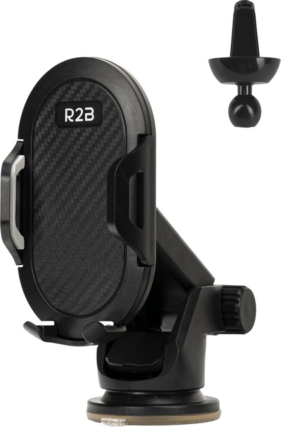 R2B Telefoonhouders Auto Zuignap - Raam/Dashboard/Ventilatie - Telefoonhouder Auto - Gsm Houder Auto - Autohouder - Mobiel Houder Auto - Telefoon Houder - Auto Telefoonhouder - Phone Holder Car