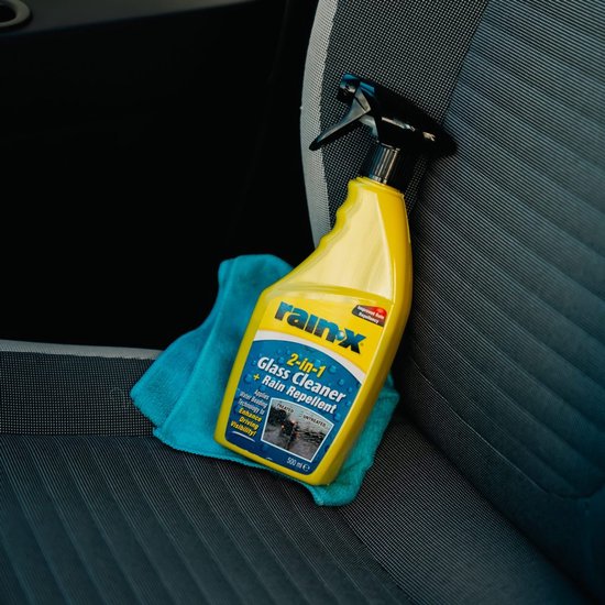 Rain-X 2-in-1 Ruitenreiniger & Regenafstotend 500ml – Reiniging Zonder Strepen – Regen Parelt Direct Af – Snel & Effectief Gebruik