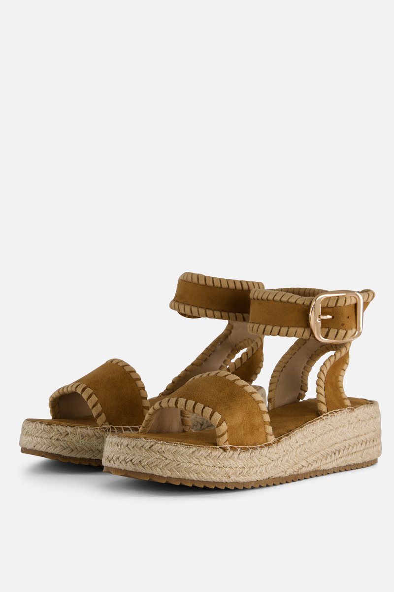 Cellini Espadrilles bruin Textiel - Maat 39
