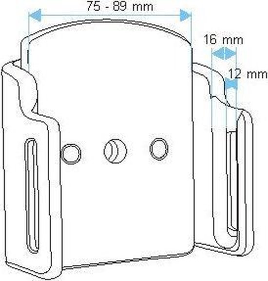 Brodit réglable 75-89 / 12-16mm LxP
