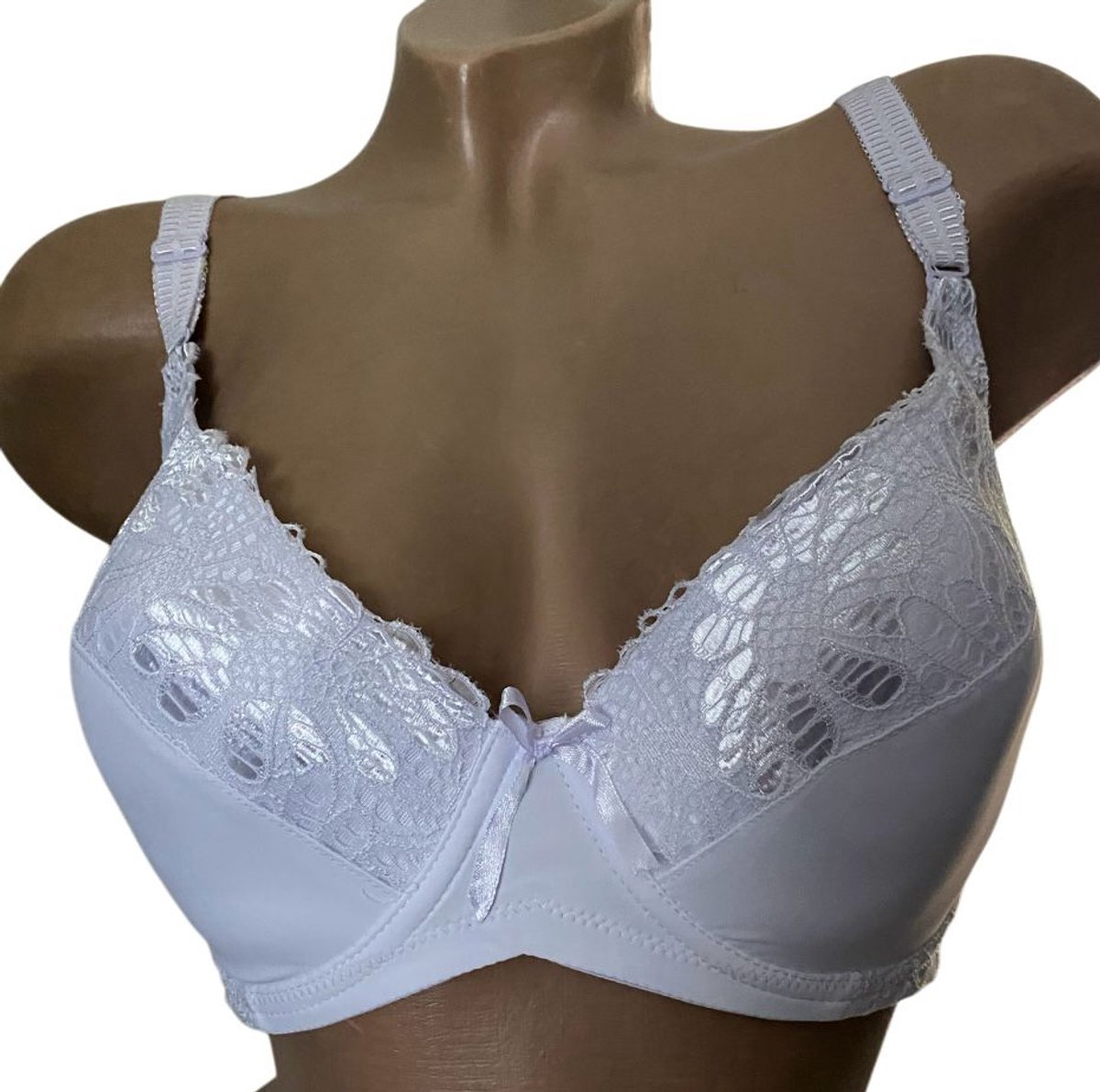 Dames Beha met Kant - A8084 - 80D Wit