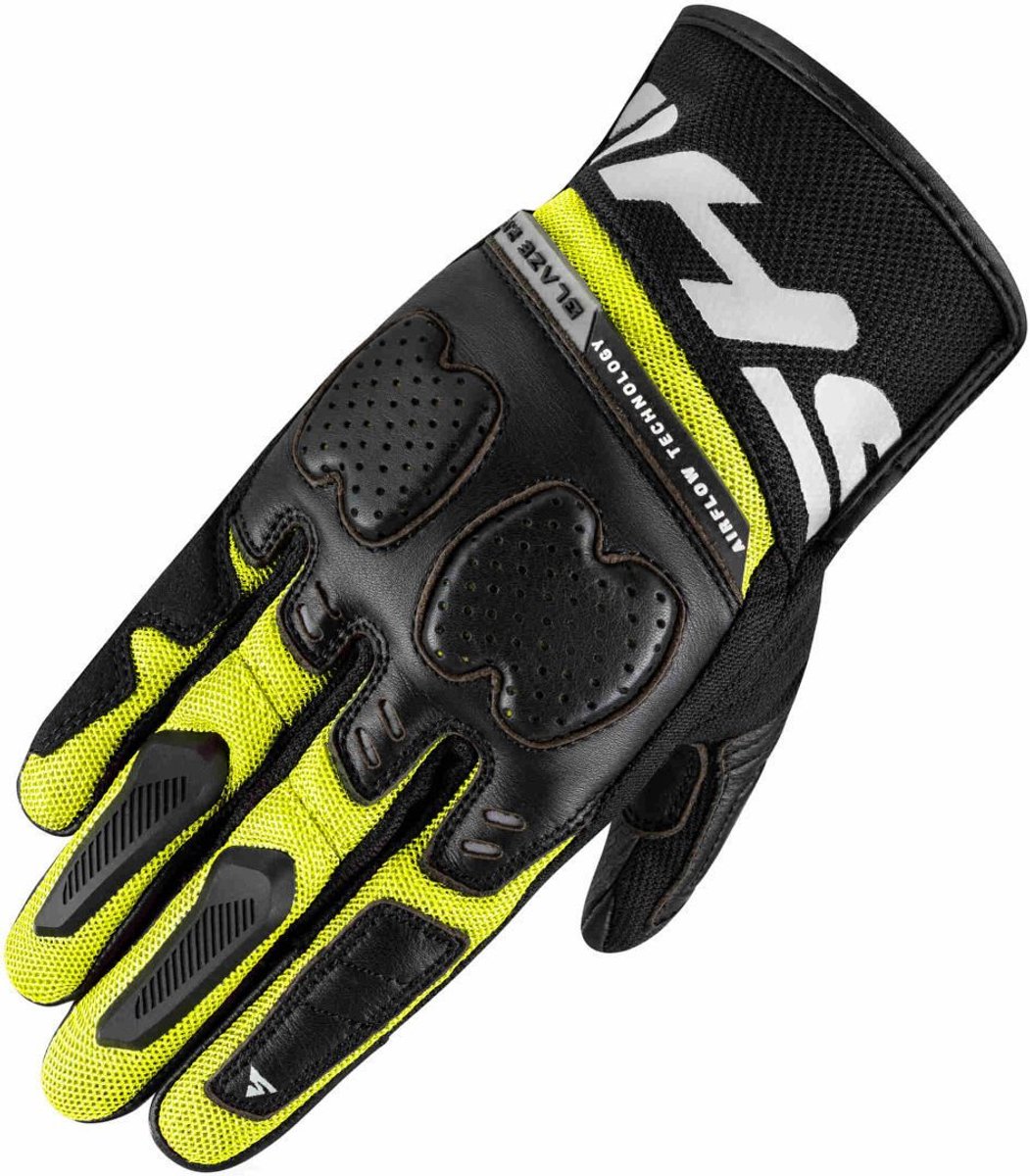 SHIMA Blaze 2.0 Perforated Zwart Geel Handschoenen - Handschoen