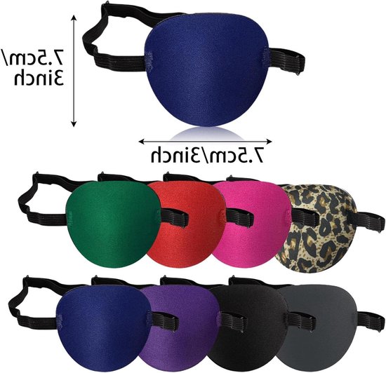 Ooglapje Medisch Gebruik – Zwart - Rechteroog - Eyepatch – Lui Oog