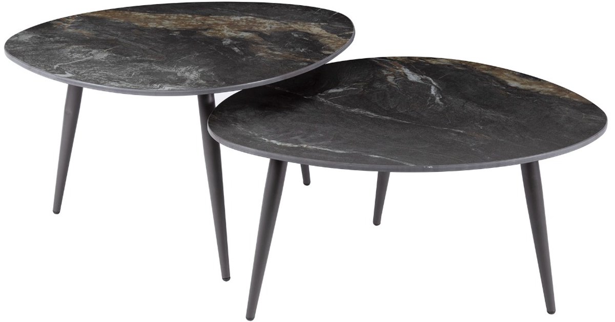 AnLi Style Salontafel set/2 organisch fossil
