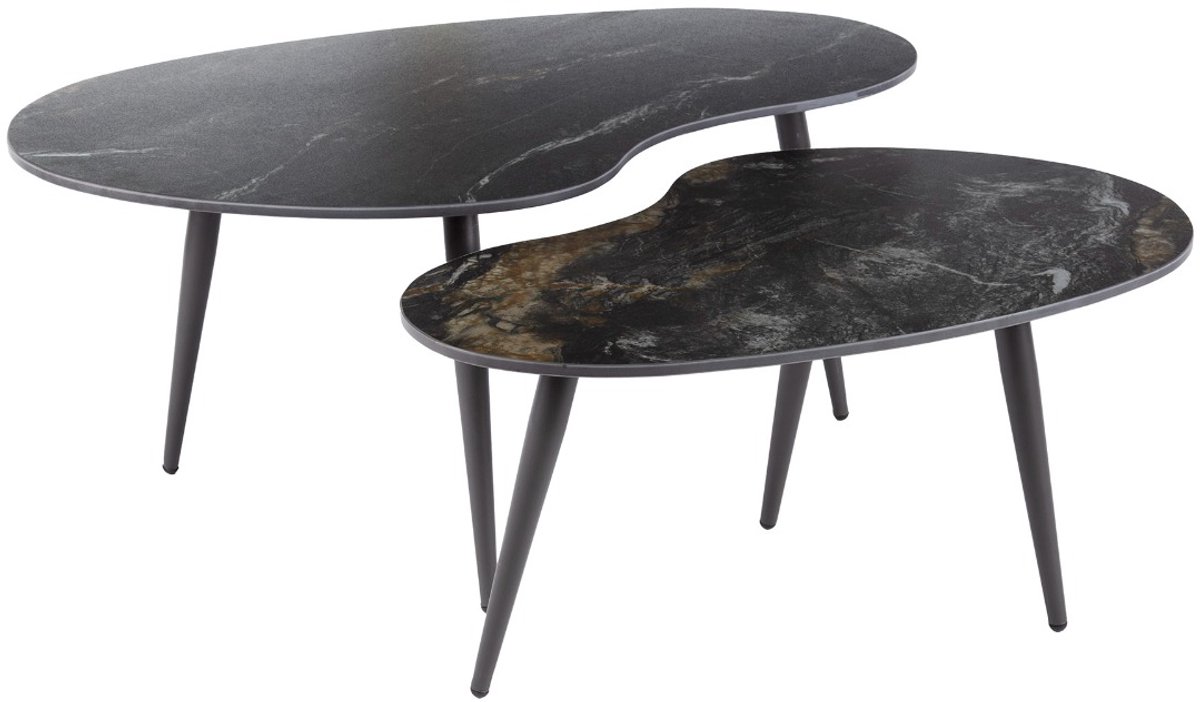 AnLi Style Salontafel set/2 niervormig fossil