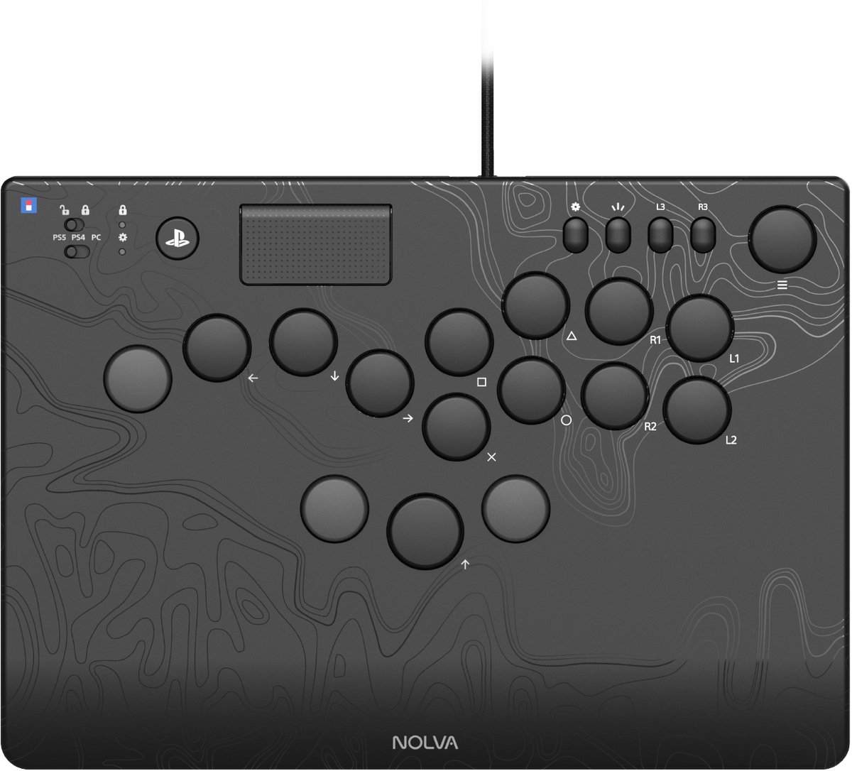 HORI - NOLVA Mechanische Figthing Stick - voor PlayStation 5 en Windows 11/10 - Officieel gelicentieerd door SONY