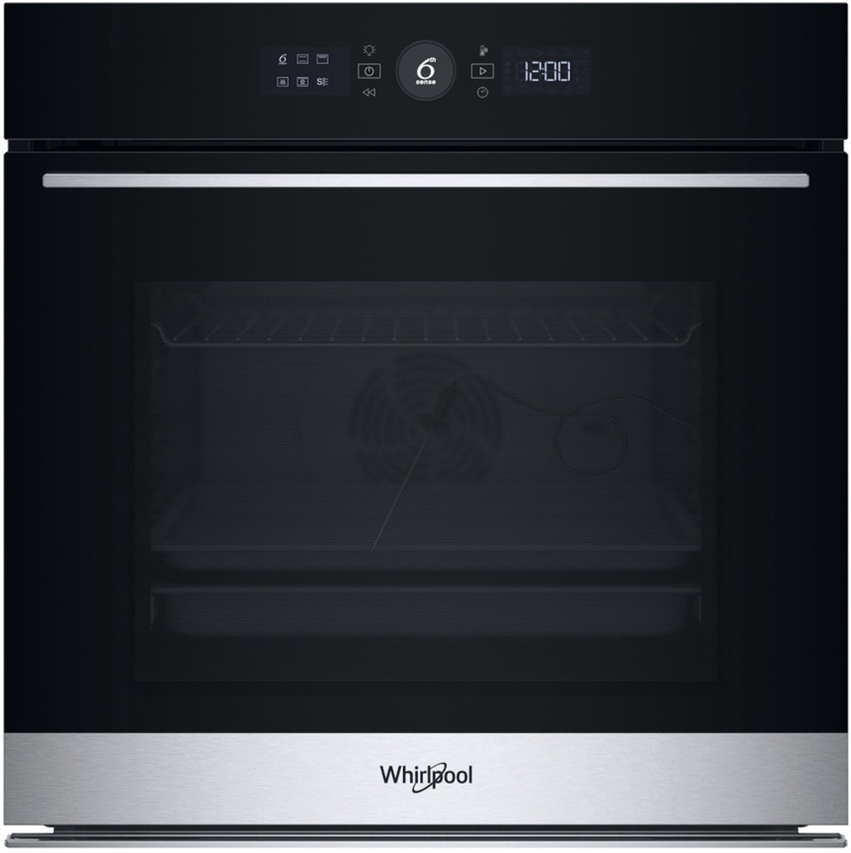 Whirlpool WOI5S8PPM1SXA oven 73 l Zwart, Roestvrijstaal