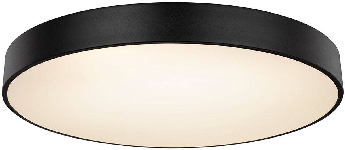 Globo - plafonniere - Wiss - zwart - metaal - Ø 60cm - LED - 41744-48S
