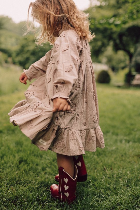 Dress Jurk 140 Jurk SINNA Skater Dress Hide And Seek Rust 86 T/m