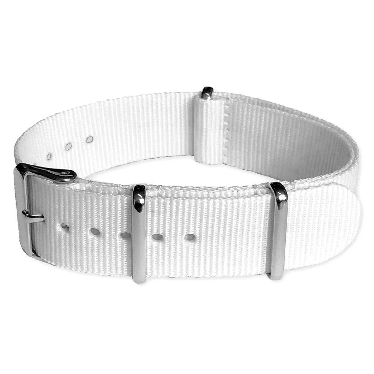 NATO Horlogeband G10 Military Nylon Strap - Original NATOS.com® - Wit 16mm