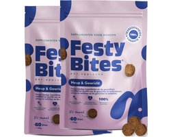 Effectief hondensupplement met Glucosamine, MSM & Groenlipmossel - Ondersteuning bij Artrose, Heupdysplasie en Stijfheid - FAVV goedgekeurd - 100% natuurlijke ingrediënten - 120 heerlijke snoepjes - Verbeter de gezondheid van uw trouwe viervoeter!